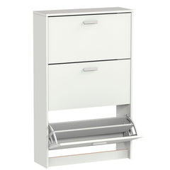 Zapatero Nova 3 Puertas 119.5x74x25 cm Blanco