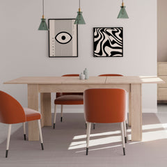 Mesa Opal extensible 77x140x80/77x195x80 Roble Aurora