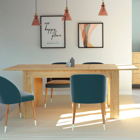 Mesa Opal extensible 77x140x80/77x195x80 Roble Gold