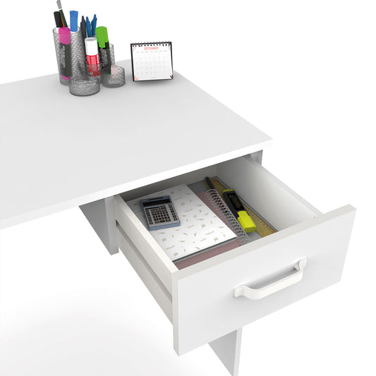 Escritorio Prakt con Cajón 75x90x50 cm Blanco