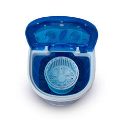 Mini Lavadora briebe Camp Portátil Camping con Centrifugado 3Kg Azul