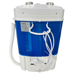 Mini Lavadora briebe Camp Portátil Camping con Centrifugado 3Kg Azul