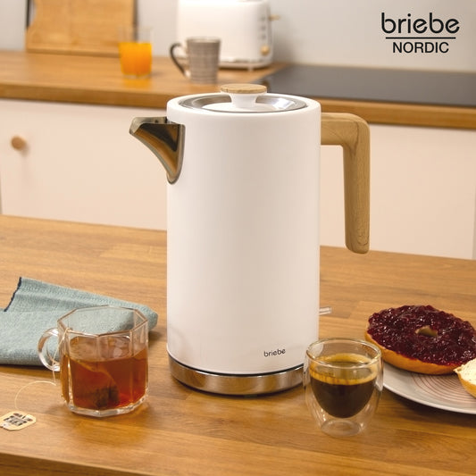 Hervidor de Agua Nordic Eléctrico 1.7L Blanco