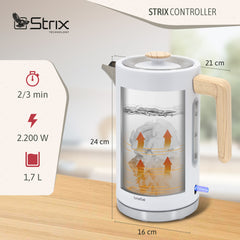 Hervidor de Agua Nordic Eléctrico 1.7L Blanco