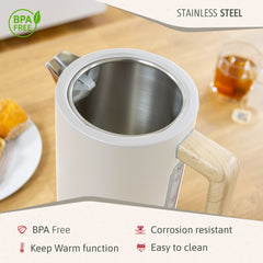 Set Nordic Tostador 2 rebanadas + Hervidor Blanco