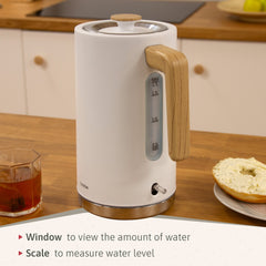 Set Nordic Tostador 2 rebanadas + Hervidor Blanco