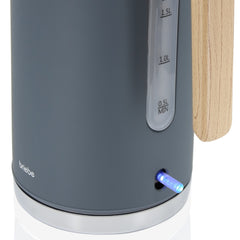 Hervidor de Agua Nordic Eléctrico 1.7L Gris