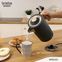 Hervidor de Agua Nordic Eléctrico 1.7L Negro