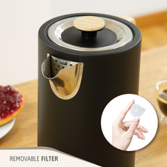 Hervidor de Agua Nordic Eléctrico 1.7L Negro