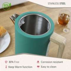 Set Nordic Tostador 2 rebanadas + Hervidor Verde