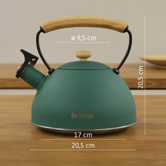 Set Nordic Tostador 2 rebanadas + Tetera Verde