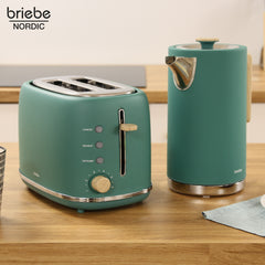 Set Nordic Tostador 2 rebanadas + Hervidor Verde
