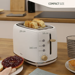 Tostador Nordic 2 rebanadas Blanco