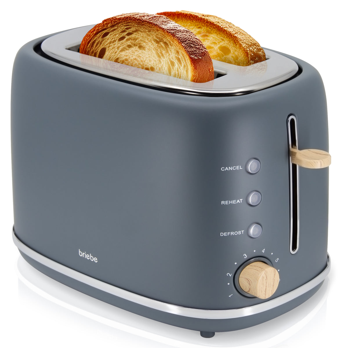 Tostador Nordic 2 rebanadas Gris