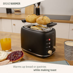 Tostador Nordic 2 rebanadas Negro