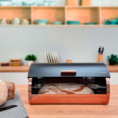 Set Metallic Panera + 3 Botes Negro/Oro Rosa