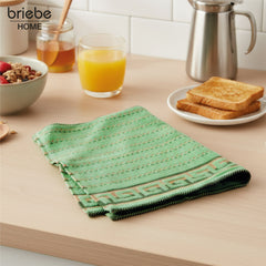 Set de 12 Paños de Cocina briebe Home 100% Algodón Rizo 50X50cm, Alta Absorción y Suavidad