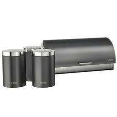 Set Metallic Panera + 3 Botes Antracita/Inox
