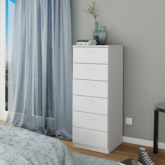 Sinfonier Prakt 6 Cajones 110x40x40 Blanco