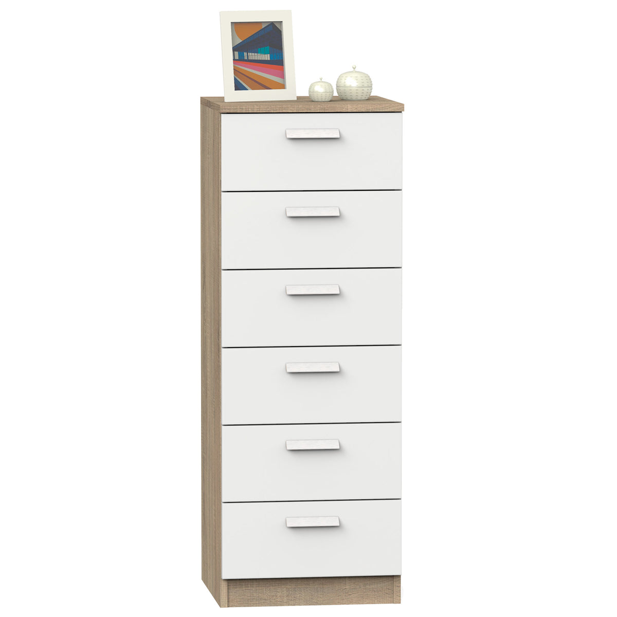 Sinfonier Nova 6 Cajones 110x40x40 Roble Cambrian/Blanco