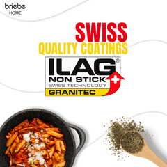 Batería Cocina Granitec Inducción 8 Piezas MGK12S